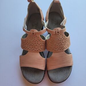 JBU Peach Cutout Sandals for Women